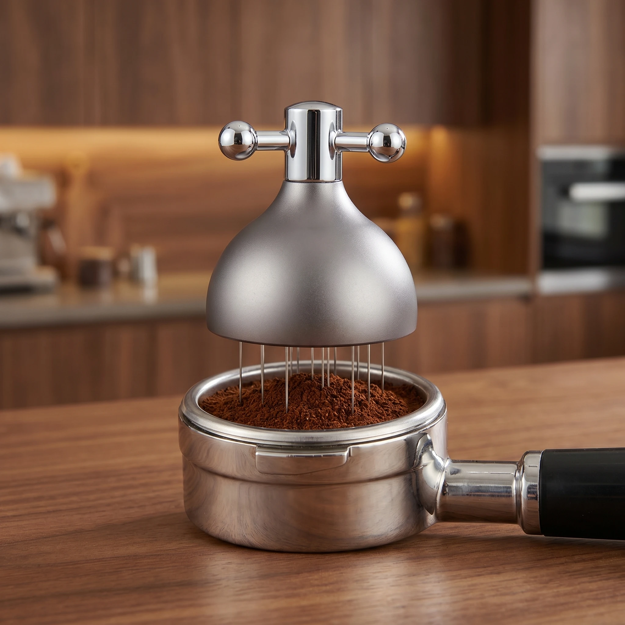 Coffee Needle Stirrer Stainless Steel Aluminum Handle Stirring Distributor with Lid Distribution Leveler Household
Coffee Needle Stirrer Stainless Steel Aluminum Handle Stirring Distributor with Lid Distribution Leveler Household