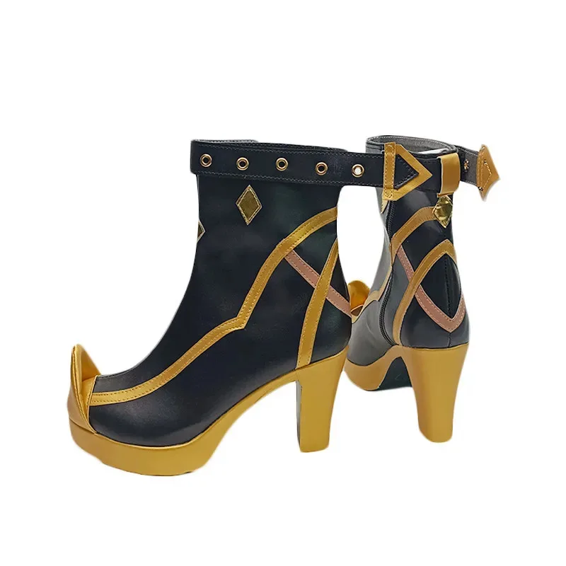 Новая игра Genshin Impact Dehya Sumeru, ботинки для косплея, обувь, аксессуары для Хэллоуина, индивидуальный заказ
Новая игра Genshin Impact Dehya Sumeru, ботинки для косплея, обувь, аксессуары для Хэллоуина, индивидуальный заказ