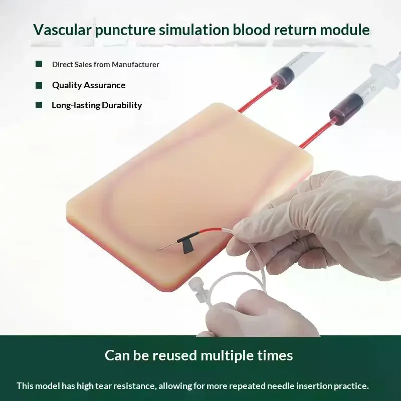 U-shaped Vascular Intravenous Injection Practice Module, Simulating Blood Vessel Return, Medical Student Nurse Practice Puncture
U-shaped Vascular Intravenous Injection Practice Module, Simulating Blood Vessel Return, Medical Student Nurse Practice Puncture