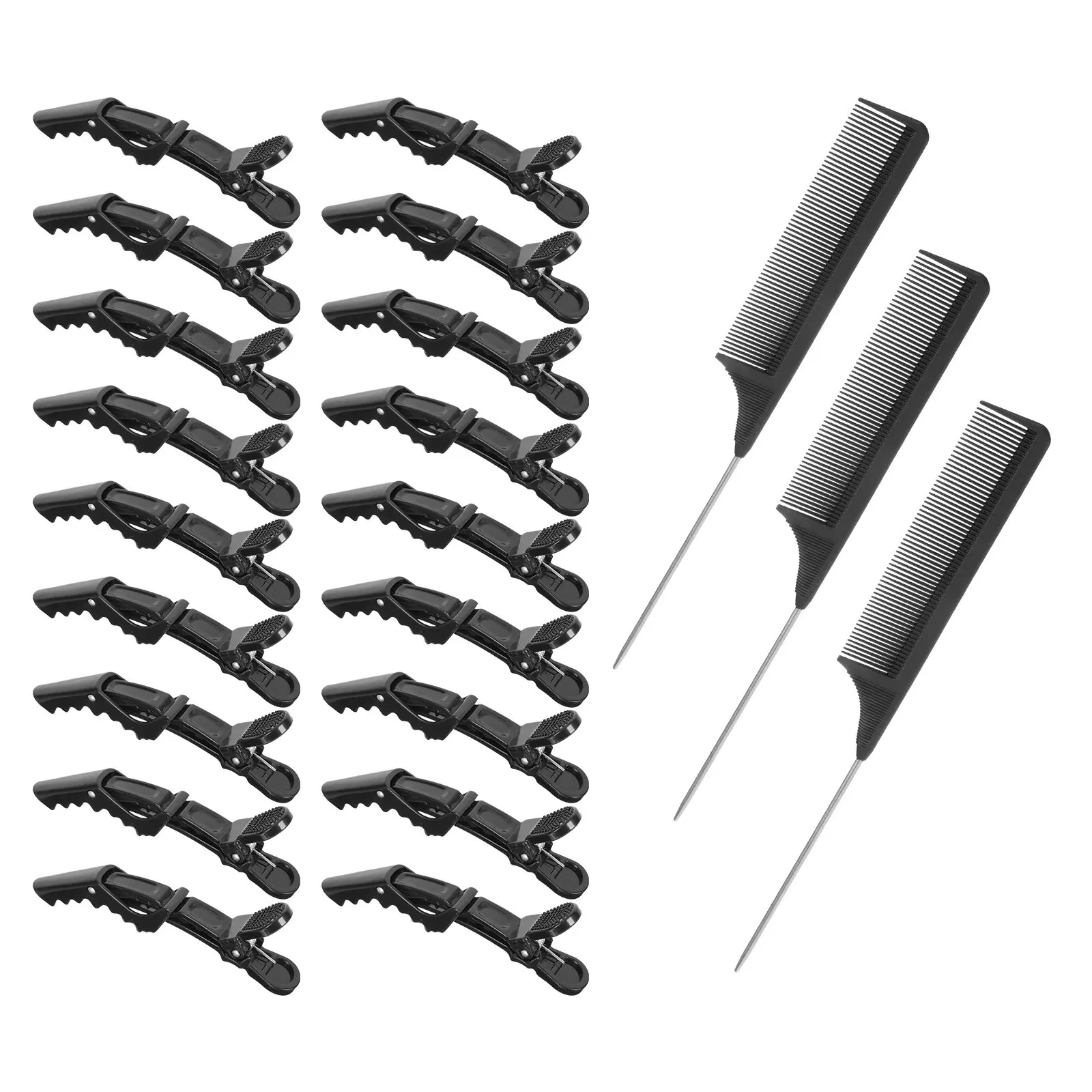 1Set ABS Hair Clips Set for Curly Hair Styling Heat Resistant Cold Resistant Tip Tail Comb Portable Lightweight Hairdressing
1Set ABS Hair Clips Set for Curly Hair Styling Heat Resistant Cold Resistant Tip Tail Comb Portable Lightweight Hairdressing