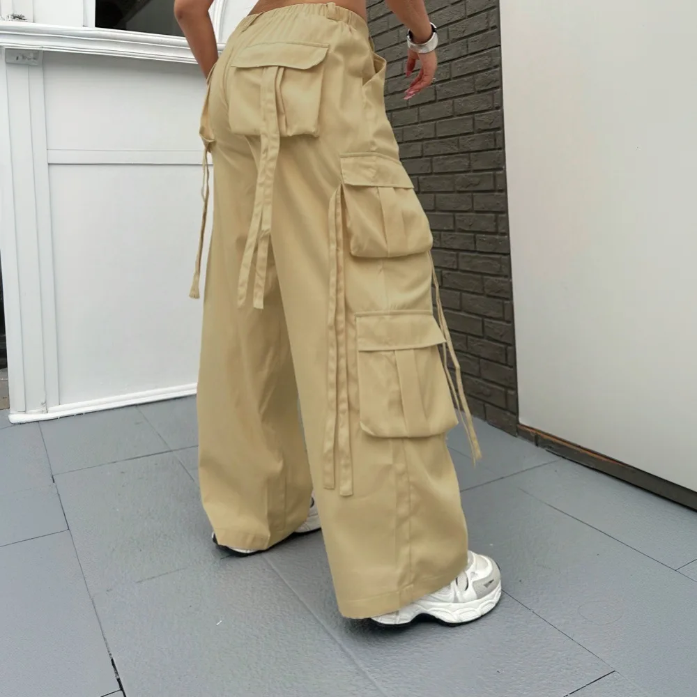 Women's Cargo Casual Pants 2025 Spring and Summer New Personality Street Wide-leg Pants
Women's Cargo Casual Pants 2025 Spring and Summer New Personality Street Wide-leg Pants