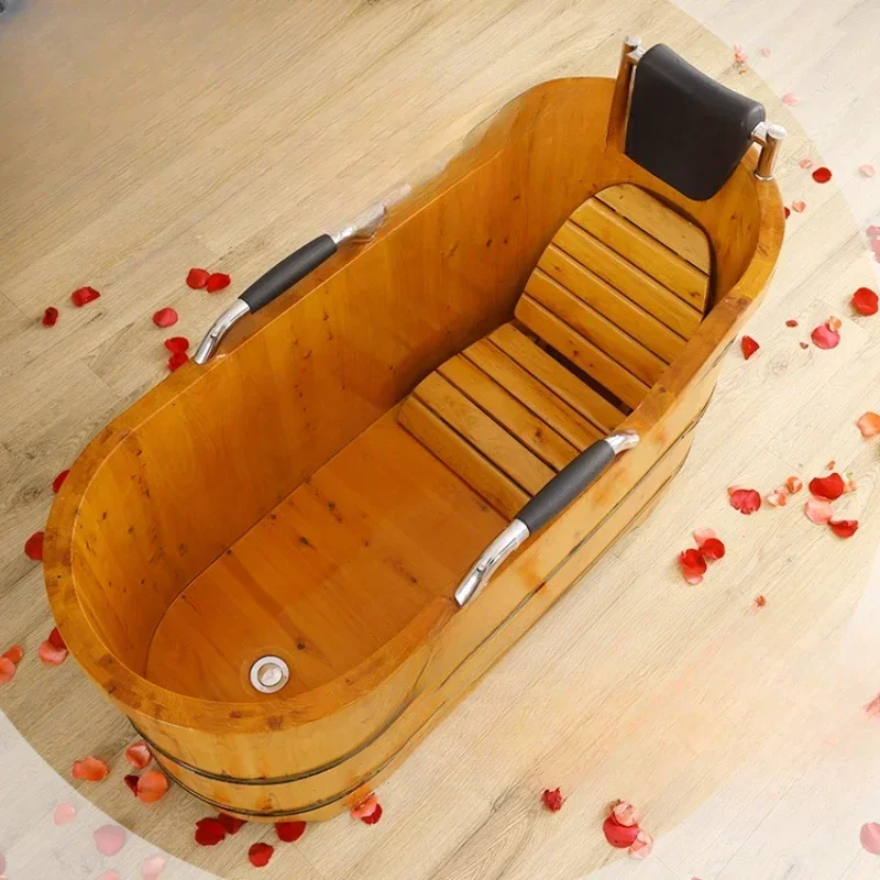 Portable Bathtub Wooden Adults Ice Tub Foot Spa Sauna Wood Goods Elderly Pedicure Shampoo Sink Children Banheira Baby Outdoor
Portable Bathtub Wooden Adults Ice Tub Foot Spa Sauna Wood Goods Elderly Pedicure Shampoo Sink Children Banheira Baby Outdoor