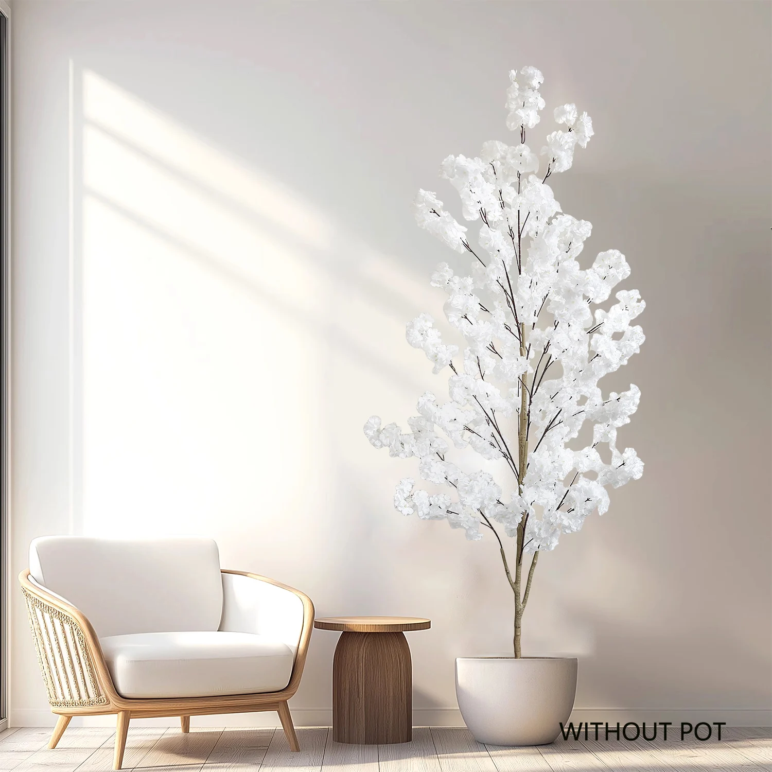 100-220cm Artificial White cherry Tree plant Natural Trunk Silk Fake leaves Ornamental indoor Faux Plant for Home Wedding Decor
100-220cm Artificial White cherry Tree plant Natural Trunk Silk Fake leaves Ornamental indoor Faux Plant for Home Wedding Decor