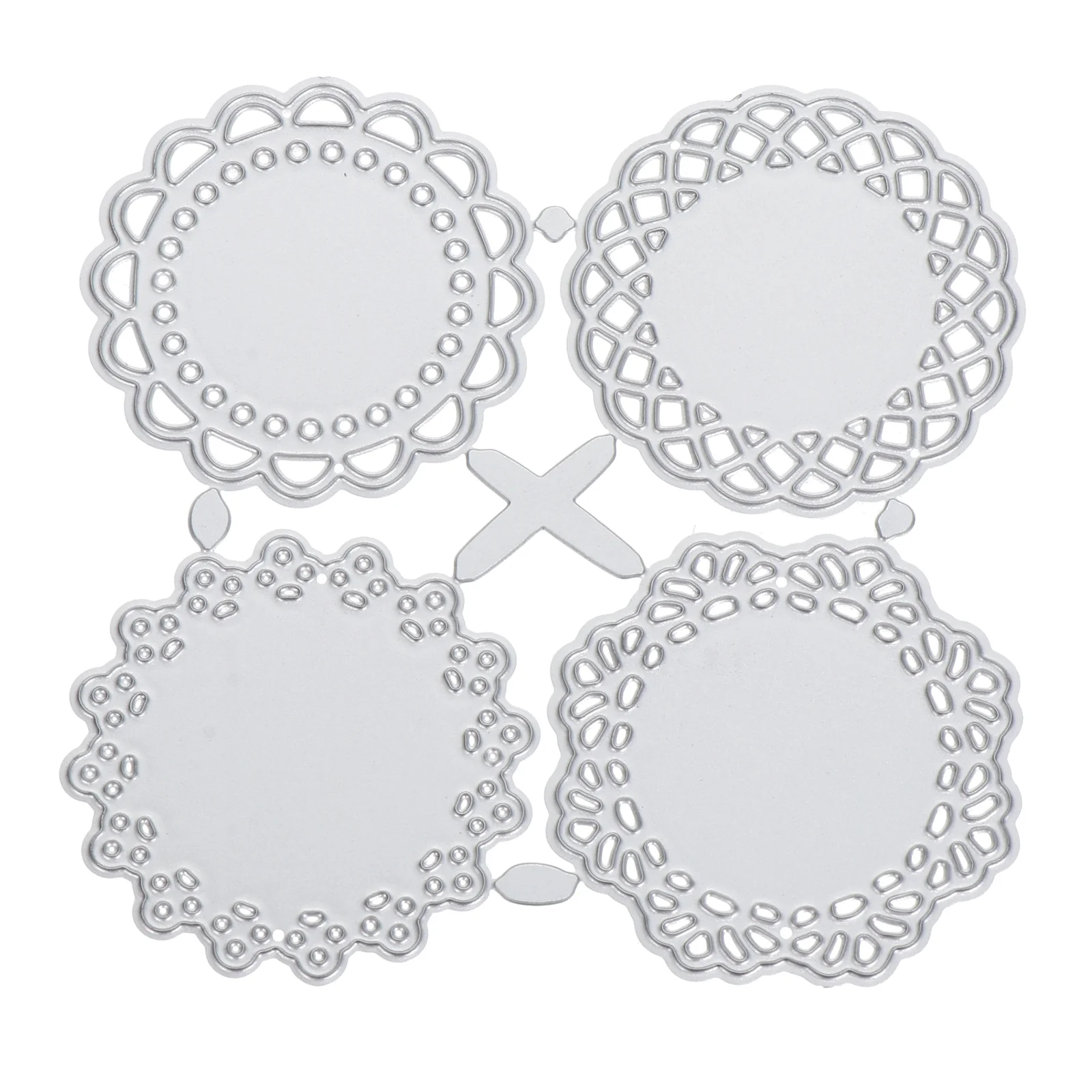 4Pcs Round Lace Knife Stencils Carbon Steel Cutting Dies for Paper Crafts Cards Making Layering Embossing Storage Tools
4Pcs Round Lace Knife Stencils Carbon Steel Cutting Dies for Paper Crafts Cards Making Layering Embossing Storage Tools