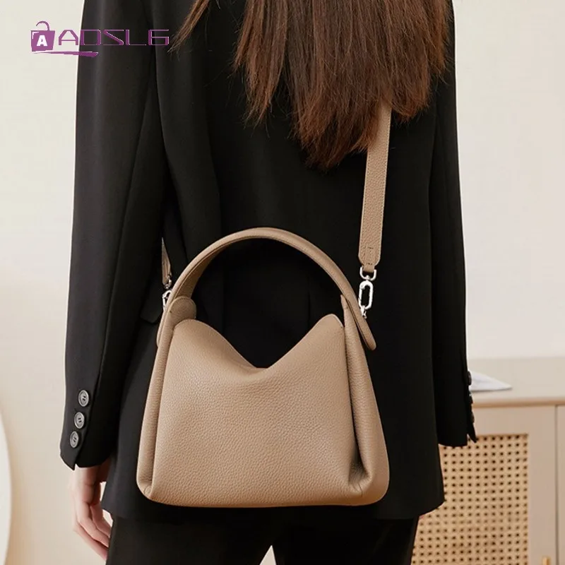 New Cowhide Genuine Leather Armpit Shoulder Bag Korean Soft Elegant Wild Womens Fashion Handbag Casual Crossbody Bags Female
New Cowhide Genuine Leather Armpit Shoulder Bag Korean Soft Elegant Wild Womens Fashion Handbag Casual Crossbody Bags Female