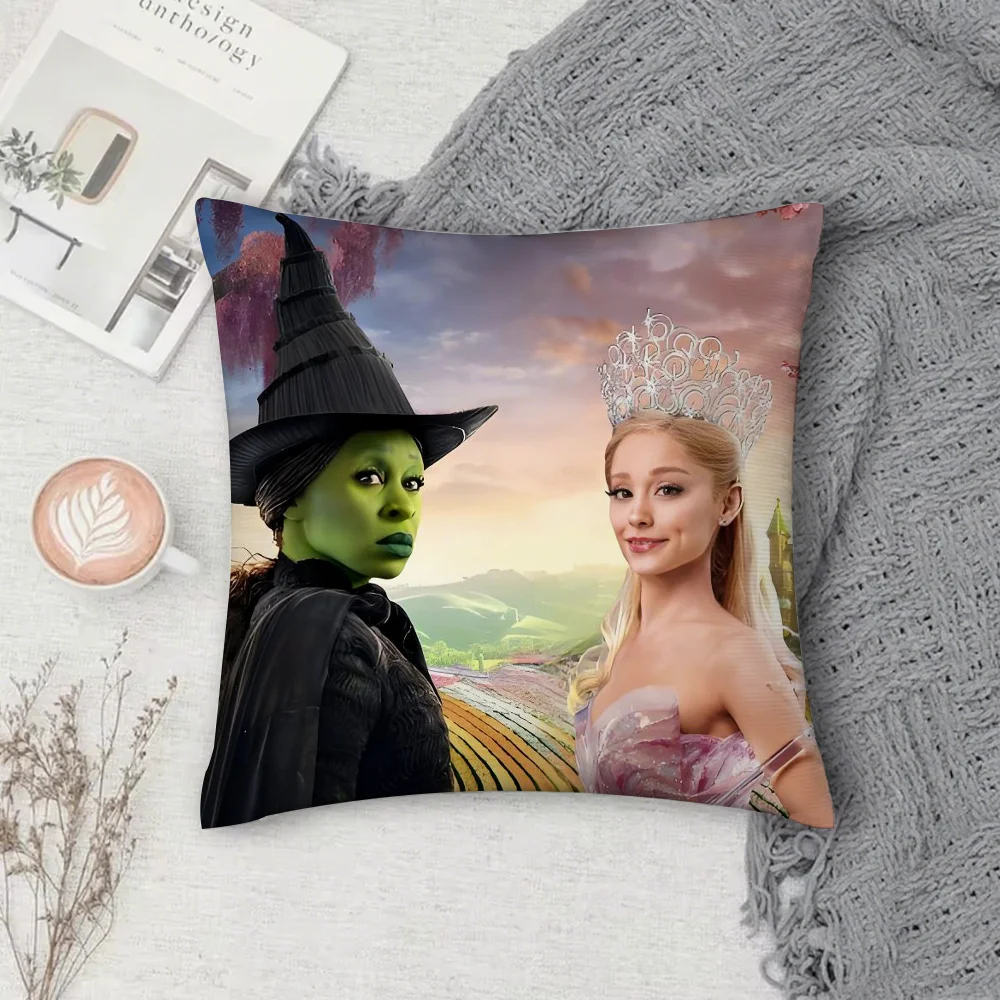 Наволочка для подушки Movie W-Wicked 2025, квадратная, с двусторонней печатью, из короткого плюша, для дивана, спальни, прикроватная подушка
Наволочка для подушки Movie W-Wicked 2025, квадратная, с двусторонней печатью, из короткого плюша, для дивана, спальни, прикроватная подушка