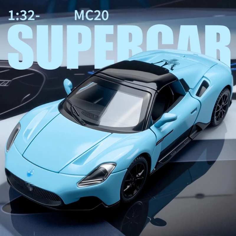 1:32 MC20 Supercar Simulation Diecast Metal Alloy Model car Sound Light Pull Back Collection Kids Toy Gift
1:32 MC20 Supercar Simulation Diecast Metal Alloy Model car Sound Light Pull Back Collection Kids Toy Gift