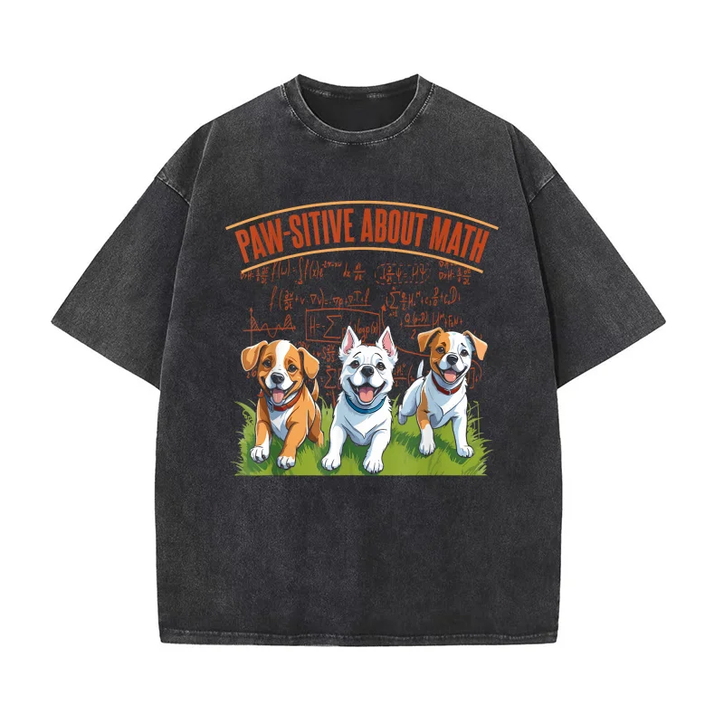 Math And Dogs Paw-Sitive About Math Dog Lover Mathematics T-shirt Men's Tee Shirts Short Sleeve Male Clothes Fashion
Math And Dogs Paw-Sitive About Math Dog Lover Mathematics T-shirt Men's Tee Shirts Short Sleeve Male Clothes Fashion