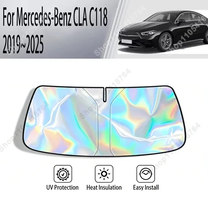 For Mercedes-Benz CLA C118 2019-2025 Sunshade Cover Car Windshield SunShades Sun UV Protector Cover Car Front Windscreen Cover
For Mercedes-Benz CLA C118 2019-2025 Sunshade Cover Car Windshield SunShades Sun UV Protector Cover Car Front Windscreen Cover