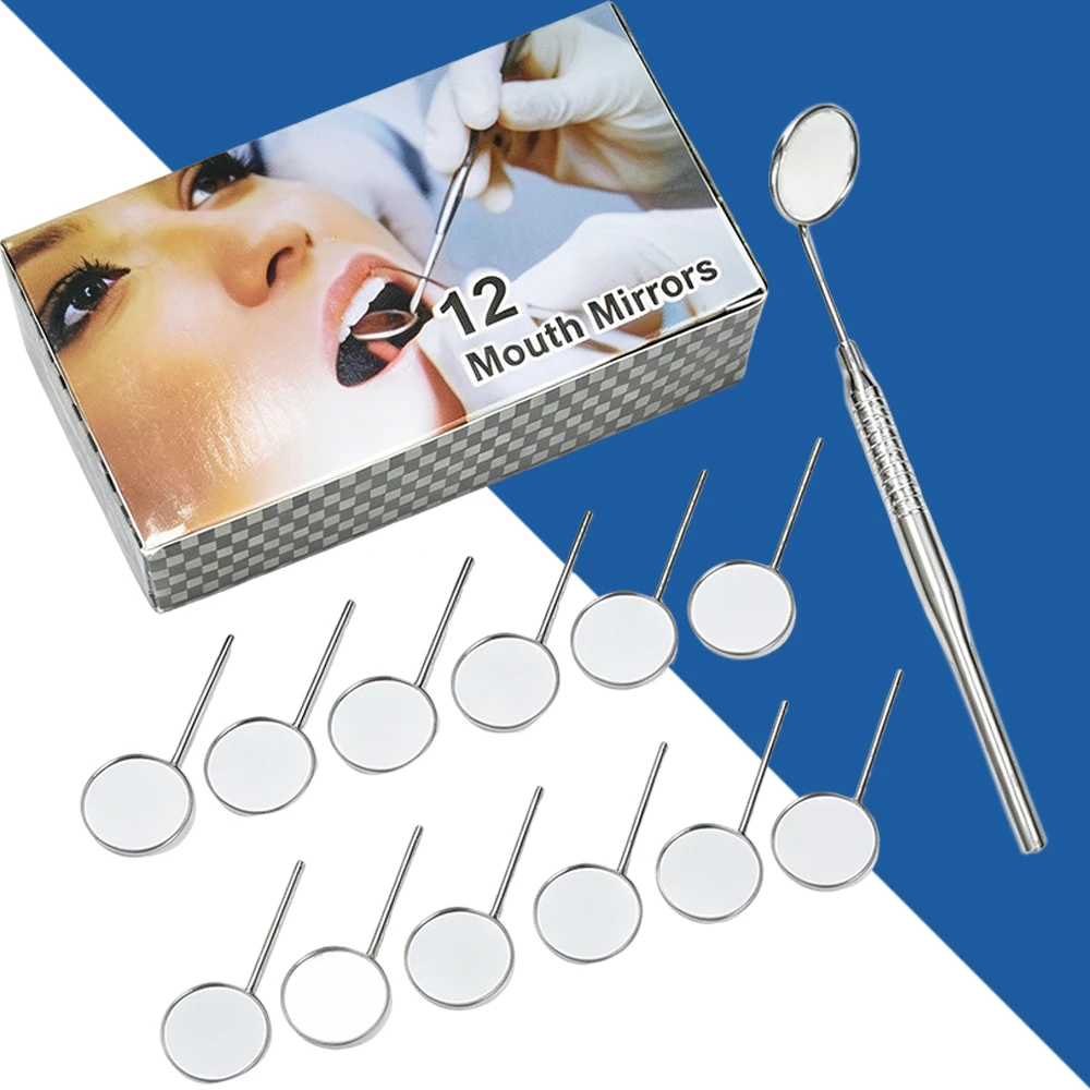 Stainless Steel Dental Mouth Mirror with Handle for Oral Care Teeth Examination and Cleaning
Stainless Steel Dental Mouth Mirror with Handle for Oral Care Teeth Examination and Cleaning