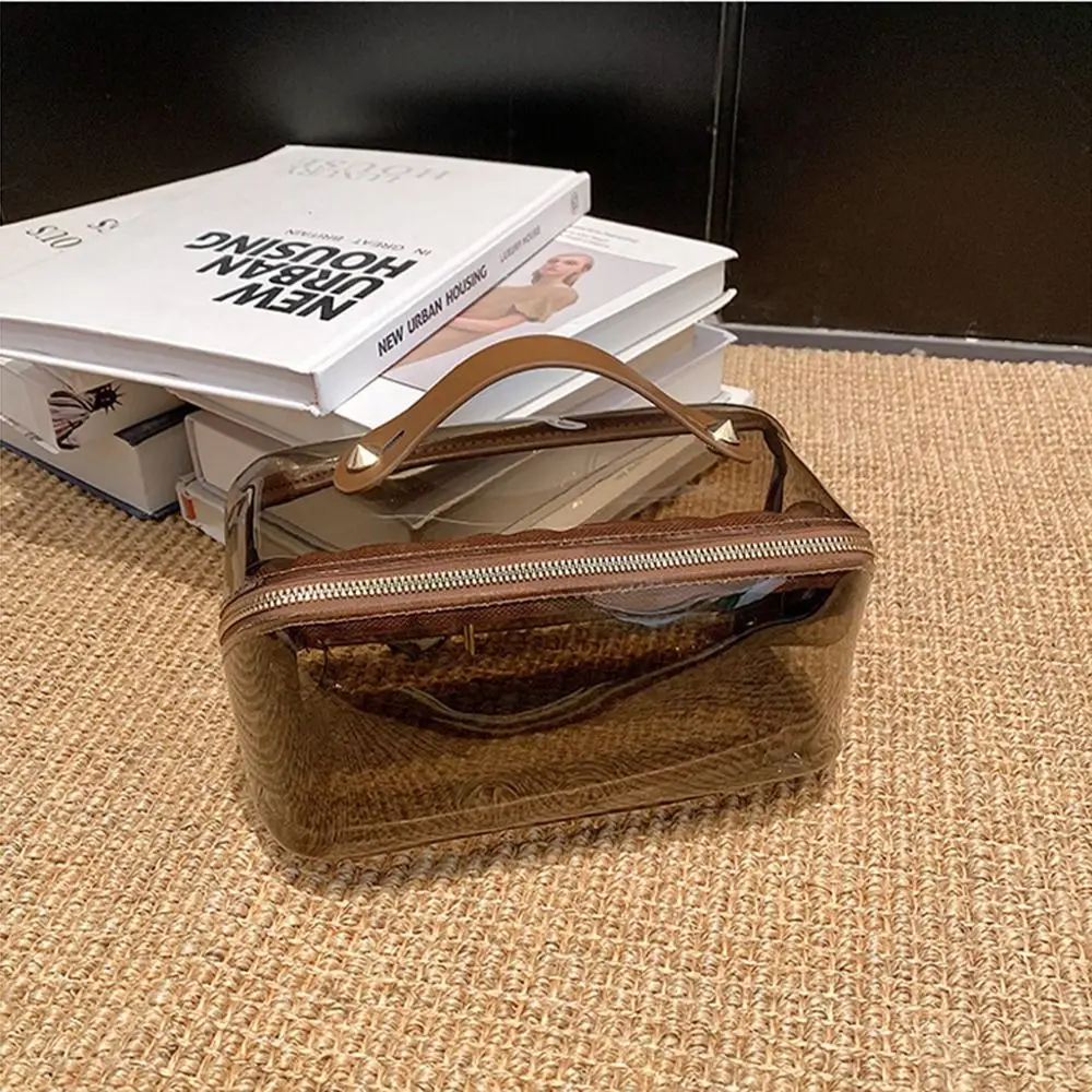 Large Capacity Transparent Makeup Bag Pillow Shape Top Handle Portable Cosmetic Pouch Zipper Closure Easy Carry-On
Large Capacity Transparent Makeup Bag Pillow Shape Top Handle Portable Cosmetic Pouch Zipper Closure Easy Carry-On