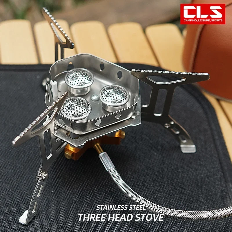 Newest Arrival Outdoor Portable Three Head Stove Camping Windproof Stove Camping Picnic Burner Outdoor Foldable Gas Stove Kebab
Newest Arrival Outdoor Portable Three Head Stove Camping Windproof Stove Camping Picnic Burner Outdoor Foldable Gas Stove Kebab