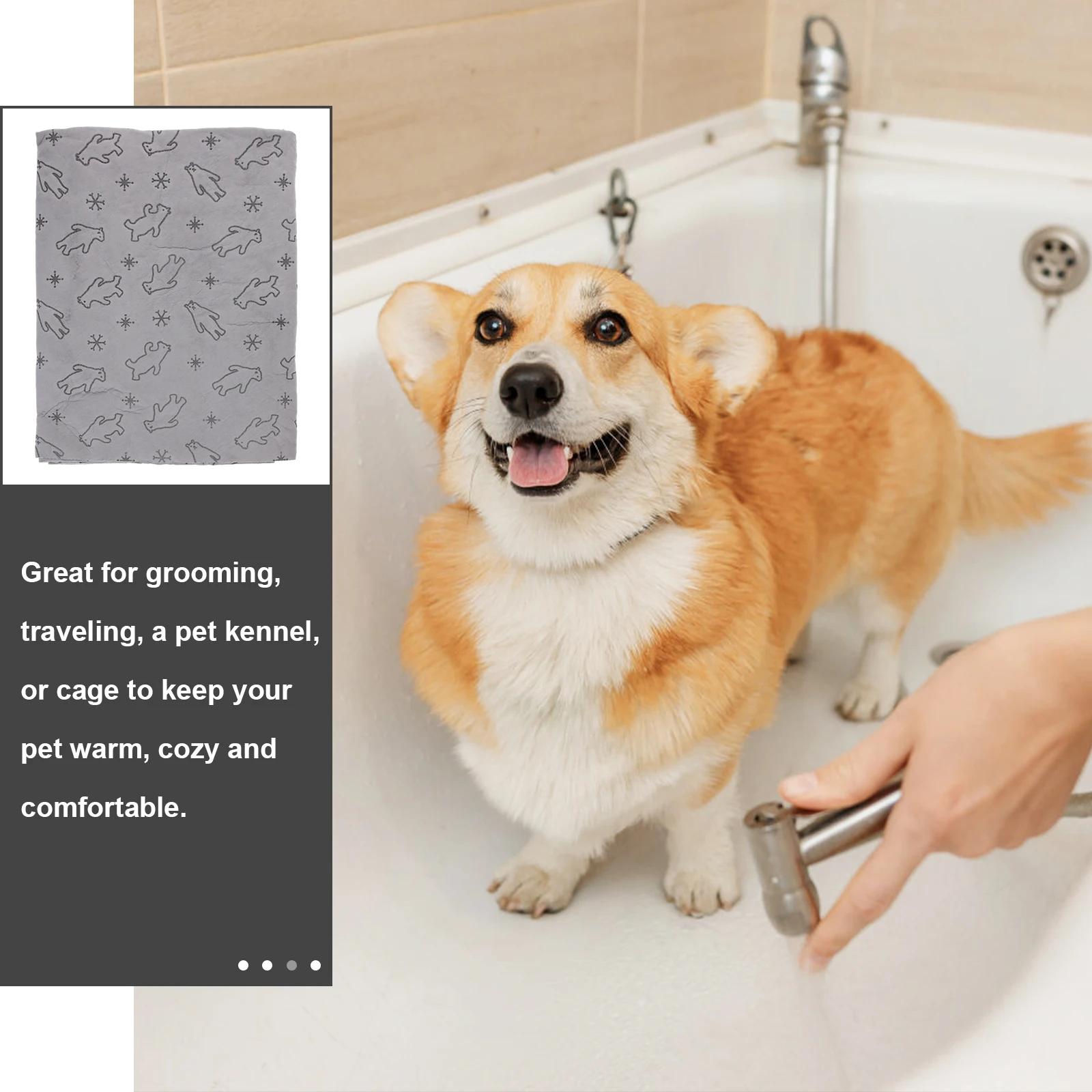 1pcs Suede Pet Bath For Dogs Cats Quick Dry Water Absorption Large Soft Warm Bathing Wrap Household Car Cleaning Use Adsorbent
1pcs Suede Pet Bath For Dogs Cats Quick Dry Water Absorption Large Soft Warm Bathing Wrap Household Car Cleaning Use Adsorbent