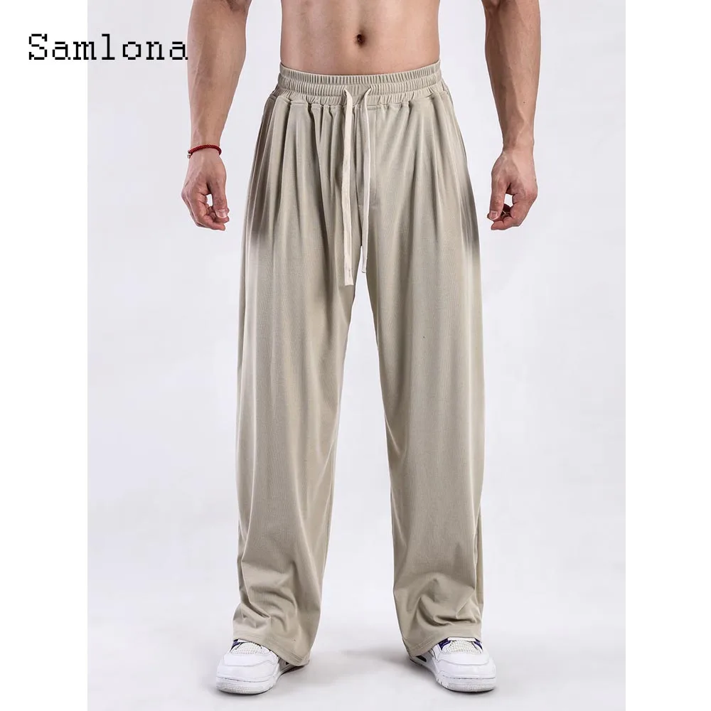 2025 Men's Stand Pocket Casual Wide Leg Pants Drawstring Loose Trouser Plus Size Mens Fashion Hip Hop Sweatpants Men Streetwear
2025 Men's Stand Pocket Casual Wide Leg Pants Drawstring Loose Trouser Plus Size Mens Fashion Hip Hop Sweatpants Men Streetwear
