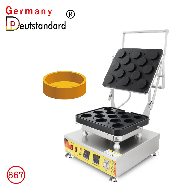 Commercial Tartlet Machine NP-867, 13 Holes Round Egg Tart Shell Maker for Bakery and Pastry Shop
Commercial Tartlet Machine NP-867, 13 Holes Round Egg Tart Shell Maker for Bakery and Pastry Shop