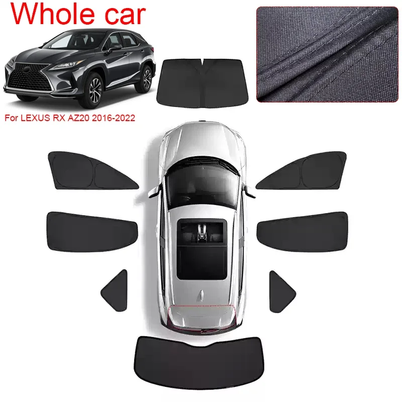 Car Black Windows Privacy Sunshade For LEXUS RX AL20 ALA10 2016-2026 Auto UV Block Sun Protection Interior Blackout Cover
Car Black Windows Privacy Sunshade For LEXUS RX AL20 ALA10 2016-2026 Auto UV Block Sun Protection Interior Blackout Cover