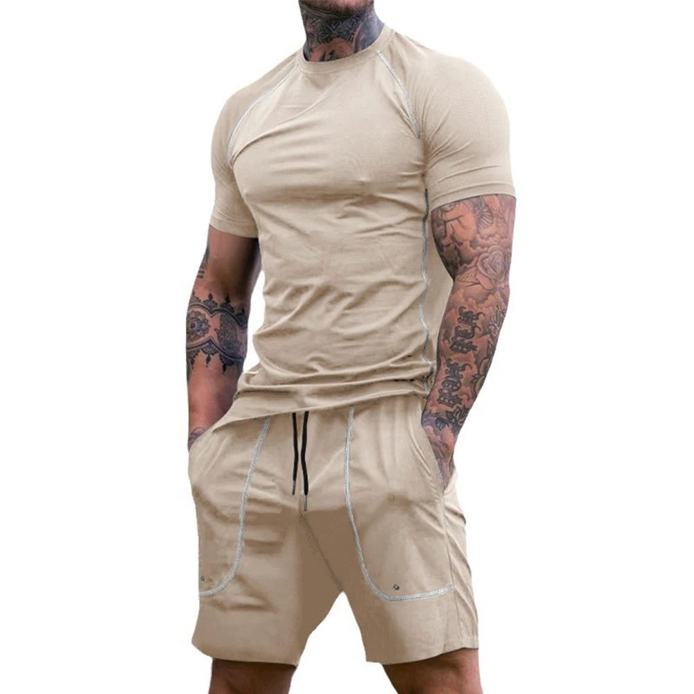 Daily Holiday Vacation Shorts T Shirt Tracksuit Set Tee Casual Colorblock Mens O Neck Short Sleeve Male Stylish
Daily Holiday Vacation Shorts T Shirt Tracksuit Set Tee Casual Colorblock Mens O Neck Short Sleeve Male Stylish