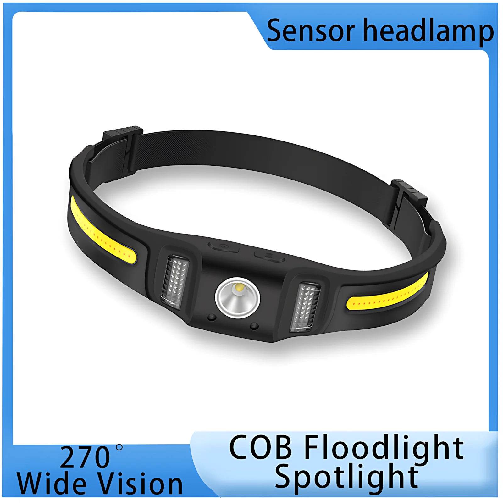 Wave Sensor Headlamp 1000LM USB-C Rechargeable Hands-free Outdoor 270°Wide Beam with Red Light for Camping Cycling Emergency
Wave Sensor Headlamp 1000LM USB-C Rechargeable Hands-free Outdoor 270°Wide Beam with Red Light for Camping Cycling Emergency