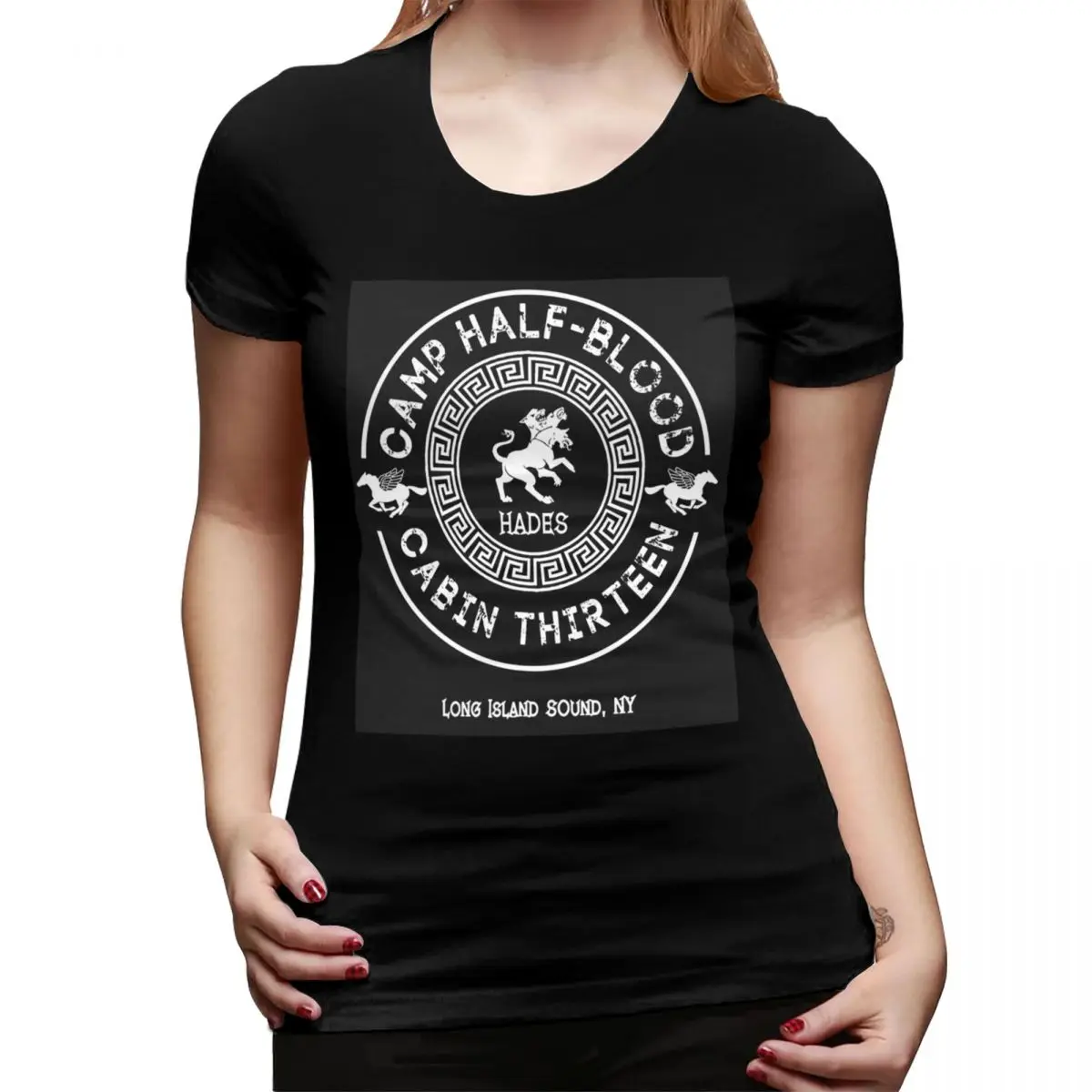 Cabin Thirteen Hades Percy Jackson Camp Half-Blood T-Shirt for Women Crew Neck Streetwear Shirts Women's Tees Short Clothes Tops
Cabin Thirteen Hades Percy Jackson Camp Half-Blood T-Shirt for Women Crew Neck Streetwear Shirts Women's Tees Short Clothes Tops