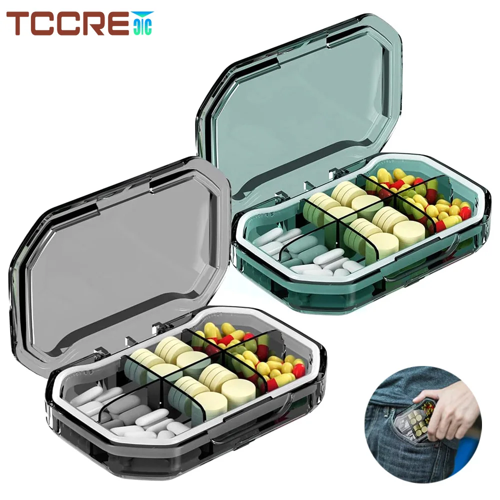 1PC Travel Pill Organizer Moisture Waterproof Small Pill Box for Pocket Purse 6 Compartments Portable Pill Case Medicine Vitamin
1PC Travel Pill Organizer Moisture Waterproof Small Pill Box for Pocket Purse 6 Compartments Portable Pill Case Medicine Vitamin