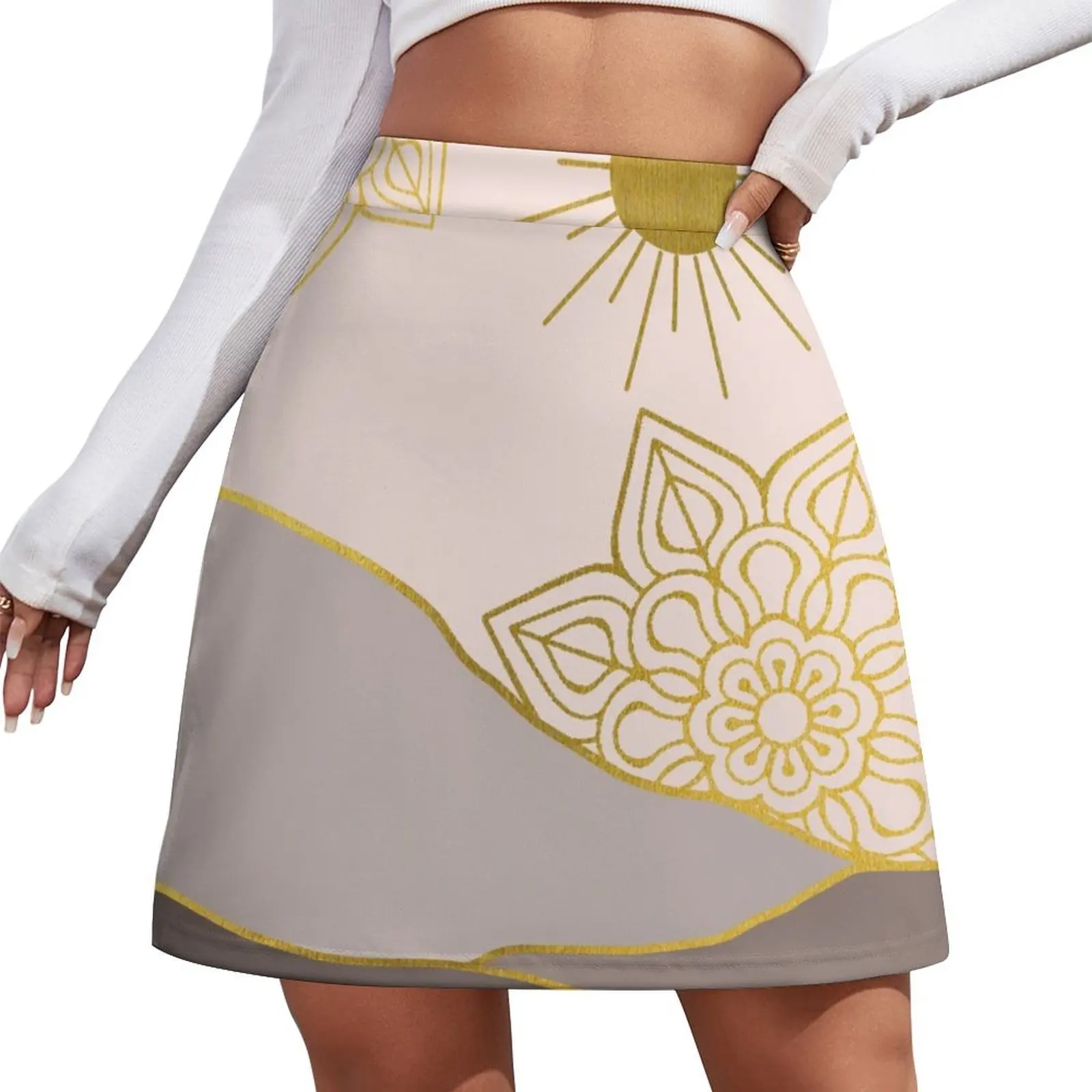 Gold Mandala Sun Mini Skirt women's clothing trend 2026 School skirt japanese fashion korean summer clothes
Gold Mandala Sun Mini Skirt women's clothing trend 2026 School skirt japanese fashion korean summer clothes