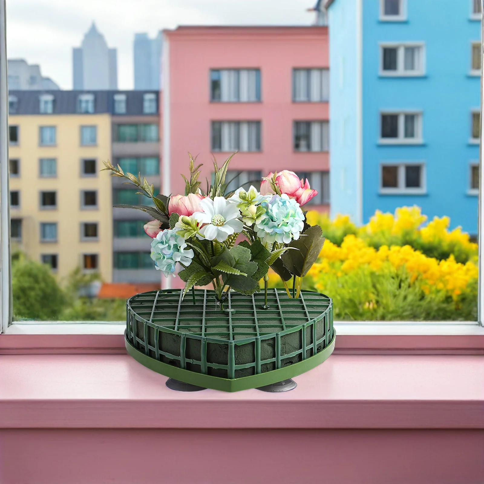 4pcs Heart Shape Floral Foams Blocks Suction Cup Tray For Wedding Car Decor Flower Arrangement Mud Green Florist Sponge Wedding
4pcs Heart Shape Floral Foams Blocks Suction Cup Tray For Wedding Car Decor Flower Arrangement Mud Green Florist Sponge Wedding