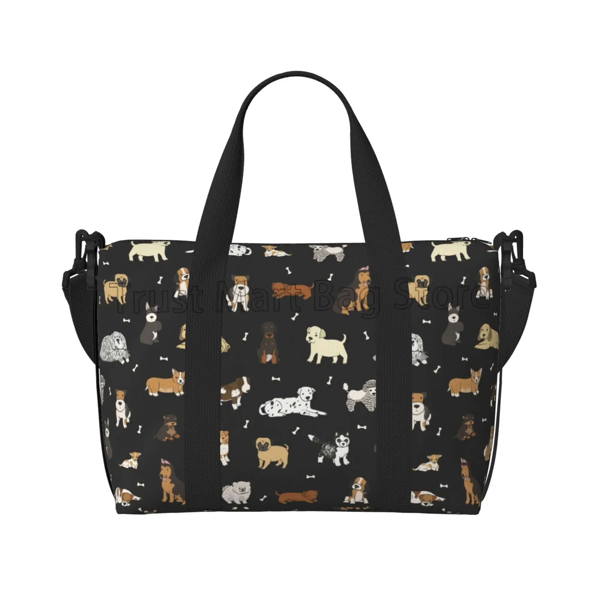 Cute Doodle Dog Puppy Animal Travel Duffle Bag Sports Gym Bag Foldable Luggage Bags Multipurpose Portable Waterproof Tote Bags
Cute Doodle Dog Puppy Animal Travel Duffle Bag Sports Gym Bag Foldable Luggage Bags Multipurpose Portable Waterproof Tote Bags