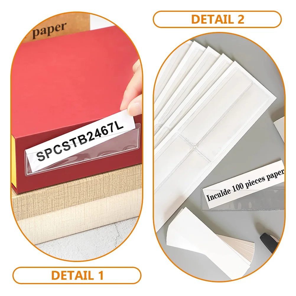 4pcs Adhesive Index Card Pockets 4 Sheets Clear Label Pouches Transparent Plastic Sleeves Sticky Holders For Business Cards
4pcs Adhesive Index Card Pockets 4 Sheets Clear Label Pouches Transparent Plastic Sleeves Sticky Holders For Business Cards