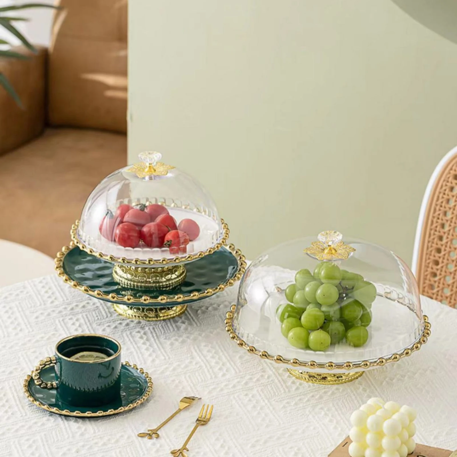 Glass Dome Cake Stand Beaded Rim Covered Cake Stand Domed Dessert Display Decorative Knob Serveware High Clarity
Glass Dome Cake Stand Beaded Rim Covered Cake Stand Domed Dessert Display Decorative Knob Serveware High Clarity