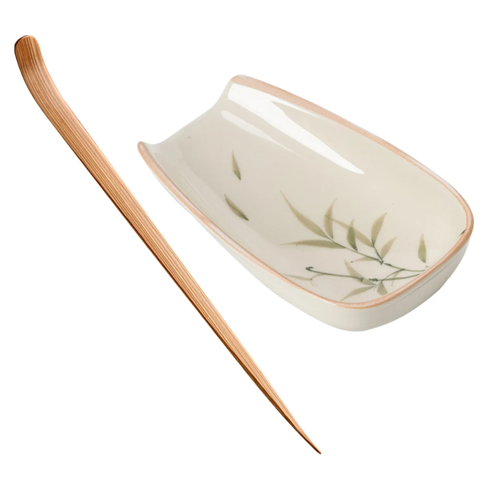 Scoop Set Ceramic Wood Tea Accessories for Home Office Teahouse Restaurant Creative Shape Design Reusable Easy Clean
Scoop Set Ceramic Wood Tea Accessories for Home Office Teahouse Restaurant Creative Shape Design Reusable Easy Clean
