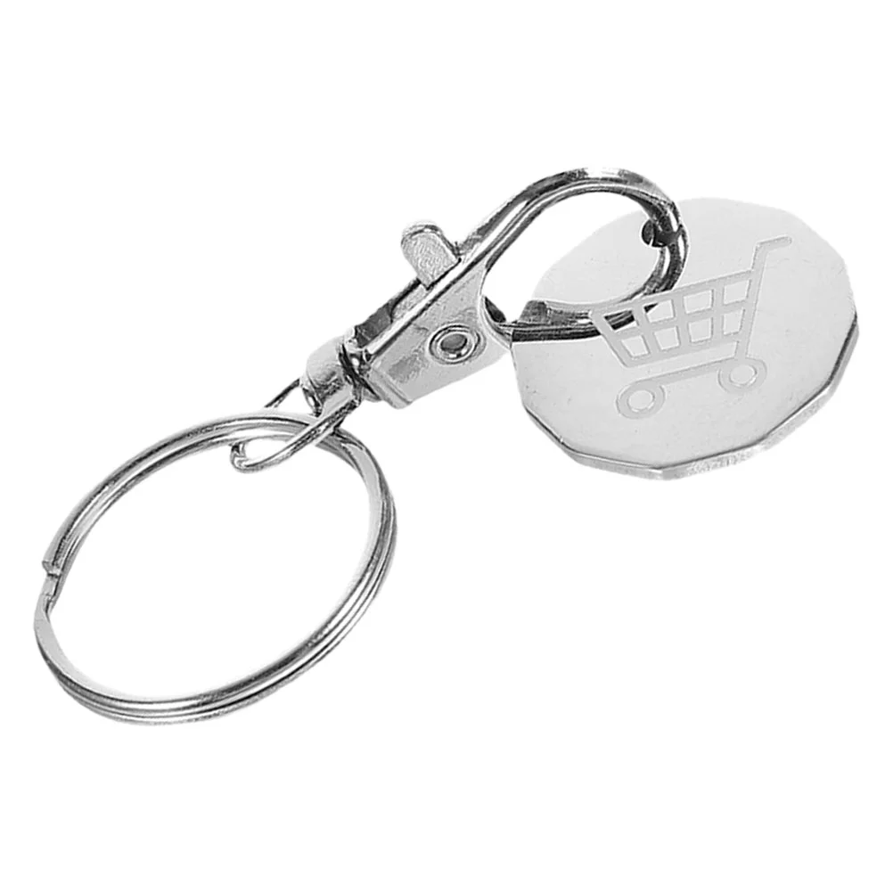 Cart Token Shopping Trolley Tokens Unisex Gift Keyrings Holder Go Keychain Locket Tag Stainless Steel with Coin Men and Women
Cart Token Shopping Trolley Tokens Unisex Gift Keyrings Holder Go Keychain Locket Tag Stainless Steel with Coin Men and Women