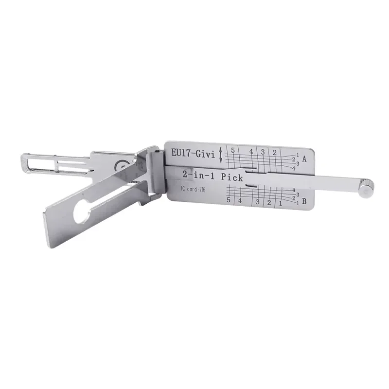 Motorcycle Opener Decoder Locksmith Picks SS214 2in1 Lock Pick Tools for U125 Lock Cylinder Lock Pick Set
Motorcycle Opener Decoder Locksmith Picks SS214 2in1 Lock Pick Tools for U125 Lock Cylinder Lock Pick Set