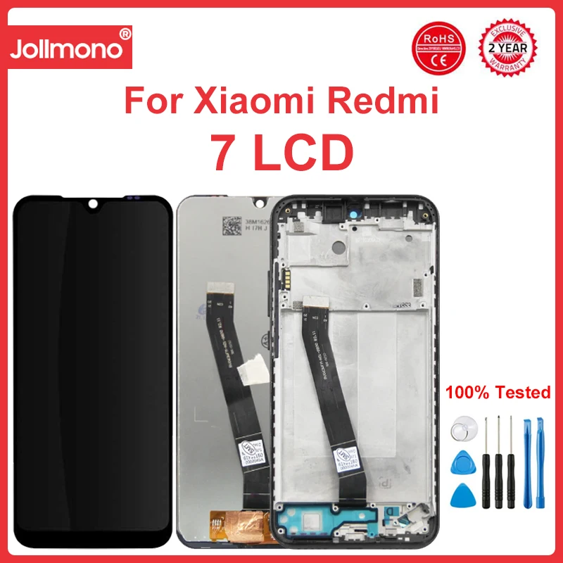 ЖК-дисплей 6,26 ''для Xiaomi Redmi 7 с сенсорным экраном и дигитайзером в сборе с рамкой для Redmi 7 M1810F6LG M1810F6LH
ЖК-дисплей 6,26 ''для Xiaomi Redmi 7 с сенсорным экраном и дигитайзером в сборе с рамкой для Redmi 7 M1810F6LG M1810F6LH