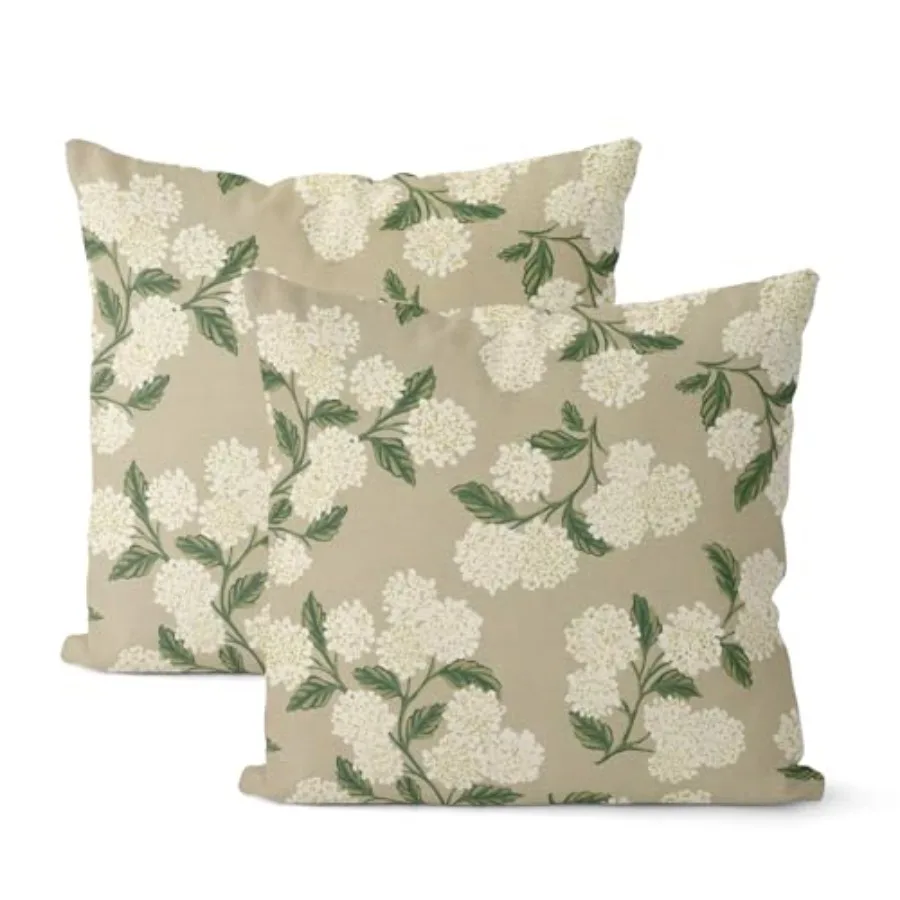 Beige Spring Pillow Covers 18x18 Inch 2 Pcs Khaki Green Hydrangea Flower Decor Throw Pillows Vintage Floral Seasonal Summer Out
Beige Spring Pillow Covers 18x18 Inch 2 Pcs Khaki Green Hydrangea Flower Decor Throw Pillows Vintage Floral Seasonal Summer Out