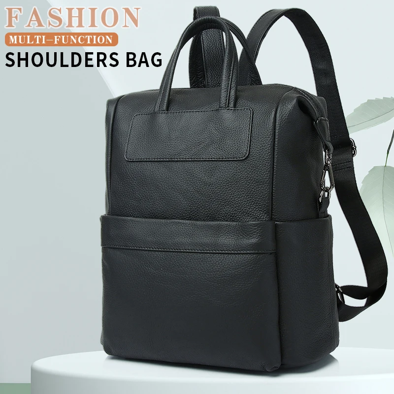 Genuine leather Backpack unisex Casual Travel Business College Knapsack Soft Cowhide Versatile Multiple Pockets Large Capacity
Genuine leather Backpack unisex Casual Travel Business College Knapsack Soft Cowhide Versatile Multiple Pockets Large Capacity