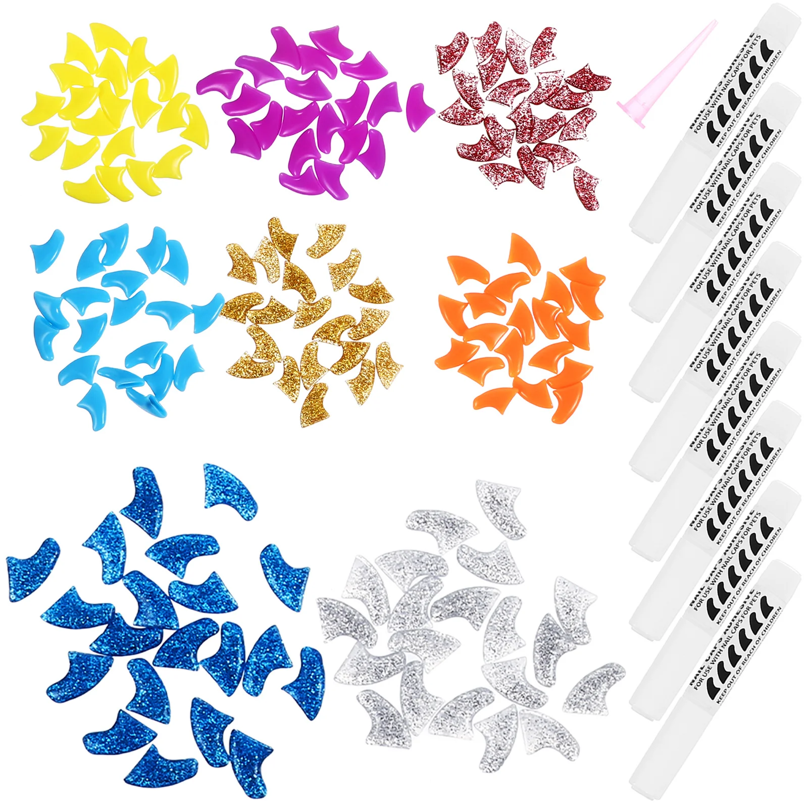 160Pcs Cat Nail Caps Premium Silicone Colorful Scratch Protection Covers Household Furniture Care Kit Pet Supplies
160Pcs Cat Nail Caps Premium Silicone Colorful Scratch Protection Covers Household Furniture Care Kit Pet Supplies
