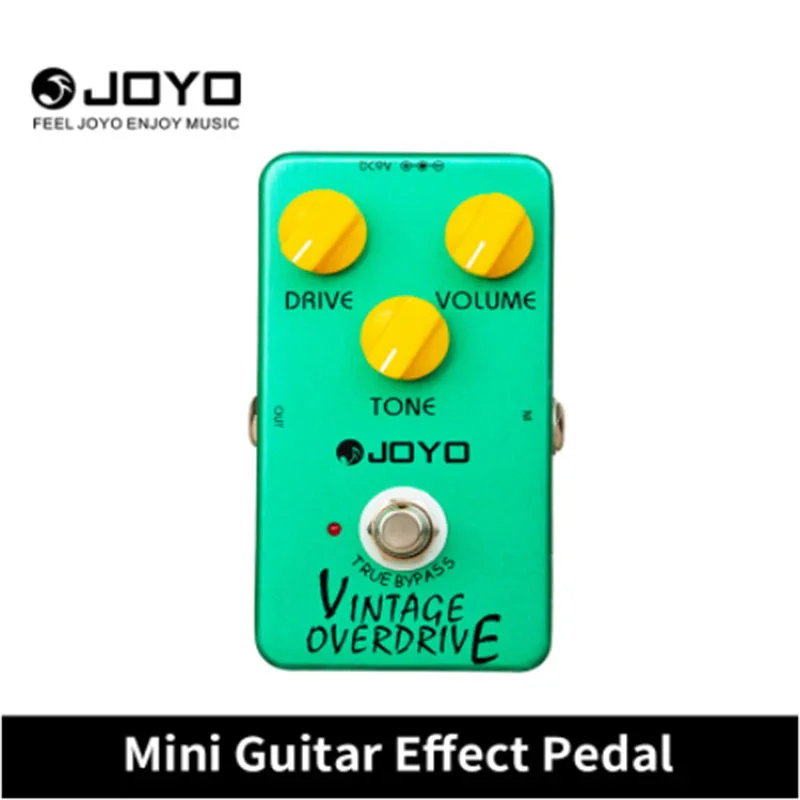 JOYO JF-01 Vintage Overdrive Pedal Classic Tube Screamer Overdrive Effect Electric Guitar Pedal True Bypass Guitar Accessories
JOYO JF-01 Vintage Overdrive Pedal Classic Tube Screamer Overdrive Effect Electric Guitar Pedal True Bypass Guitar Accessories