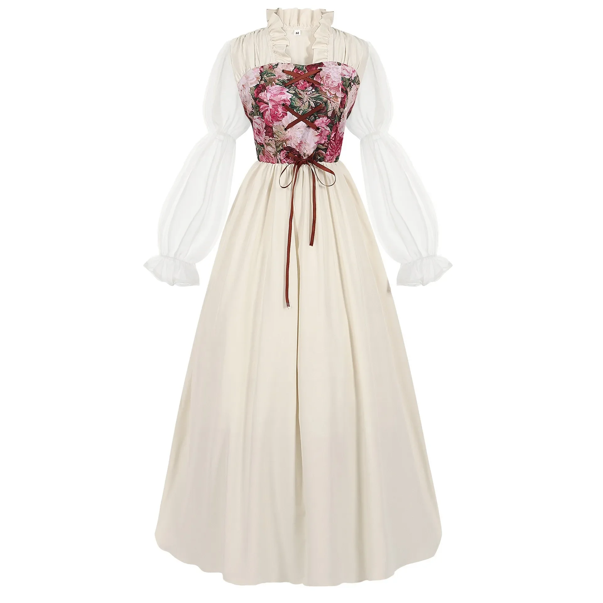 New Court style century retro dress long dress lace-up waist stage clothing cosplay costumes maid cosplay sexy skirt
New Court style century retro dress long dress lace-up waist stage clothing cosplay costumes maid cosplay sexy skirt