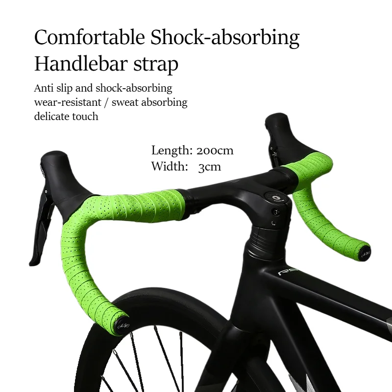 Colorful Thickened Anti-Slip Road Bike Handlebar Tape Anti-Vibration Comfort Bicycle Handle Bar Tape
Colorful Thickened Anti-Slip Road Bike Handlebar Tape Anti-Vibration Comfort Bicycle Handle Bar Tape