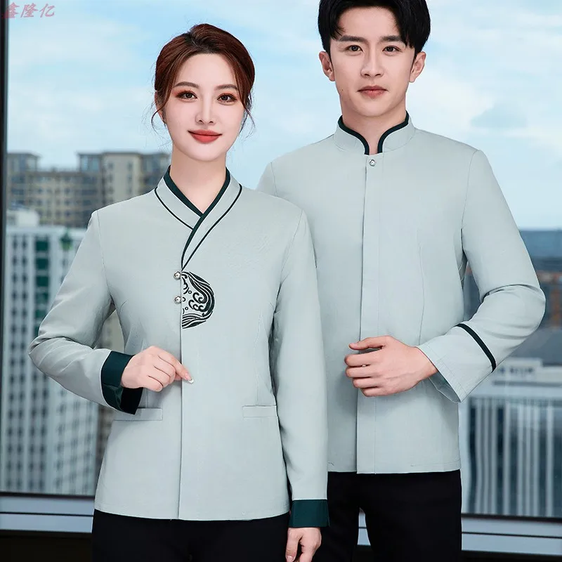 Hotel Room Cleaning Staff Uniform Long Sleeve Property Hotel Mall Hospital Airport Unisex Cleaner UniformPASuit
Hotel Room Cleaning Staff Uniform Long Sleeve Property Hotel Mall Hospital Airport Unisex Cleaner UniformPASuit
