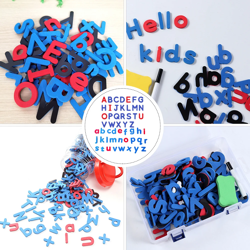 2 Sets/52pcs Number English Letter Refrigerator Stickers Magnetic Alphabet Patches Eva Plus Upper- Lowercase Magnets
2 Sets/52pcs Number English Letter Refrigerator Stickers Magnetic Alphabet Patches Eva Plus Upper- Lowercase Magnets