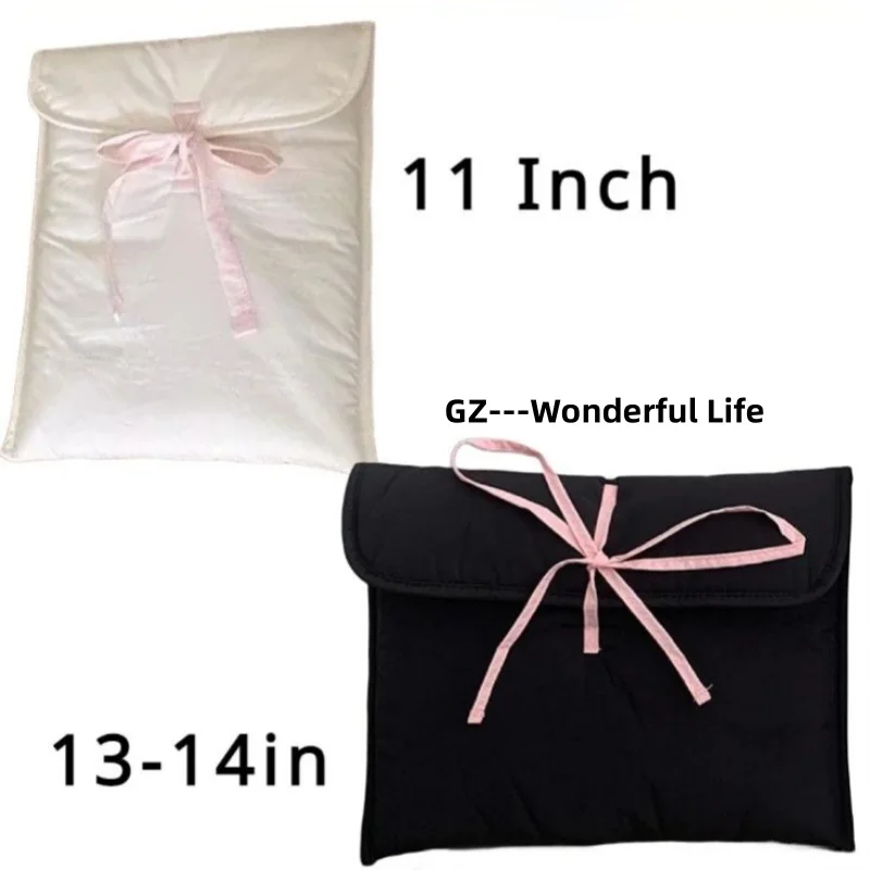 New Ballet Style Tablet Protective Case Laptop Tablet Storage Bag for 11 13 Inch Solid Color Tablet Pink Bow Quilted Tablet Bag
New Ballet Style Tablet Protective Case Laptop Tablet Storage Bag for 11 13 Inch Solid Color Tablet Pink Bow Quilted Tablet Bag