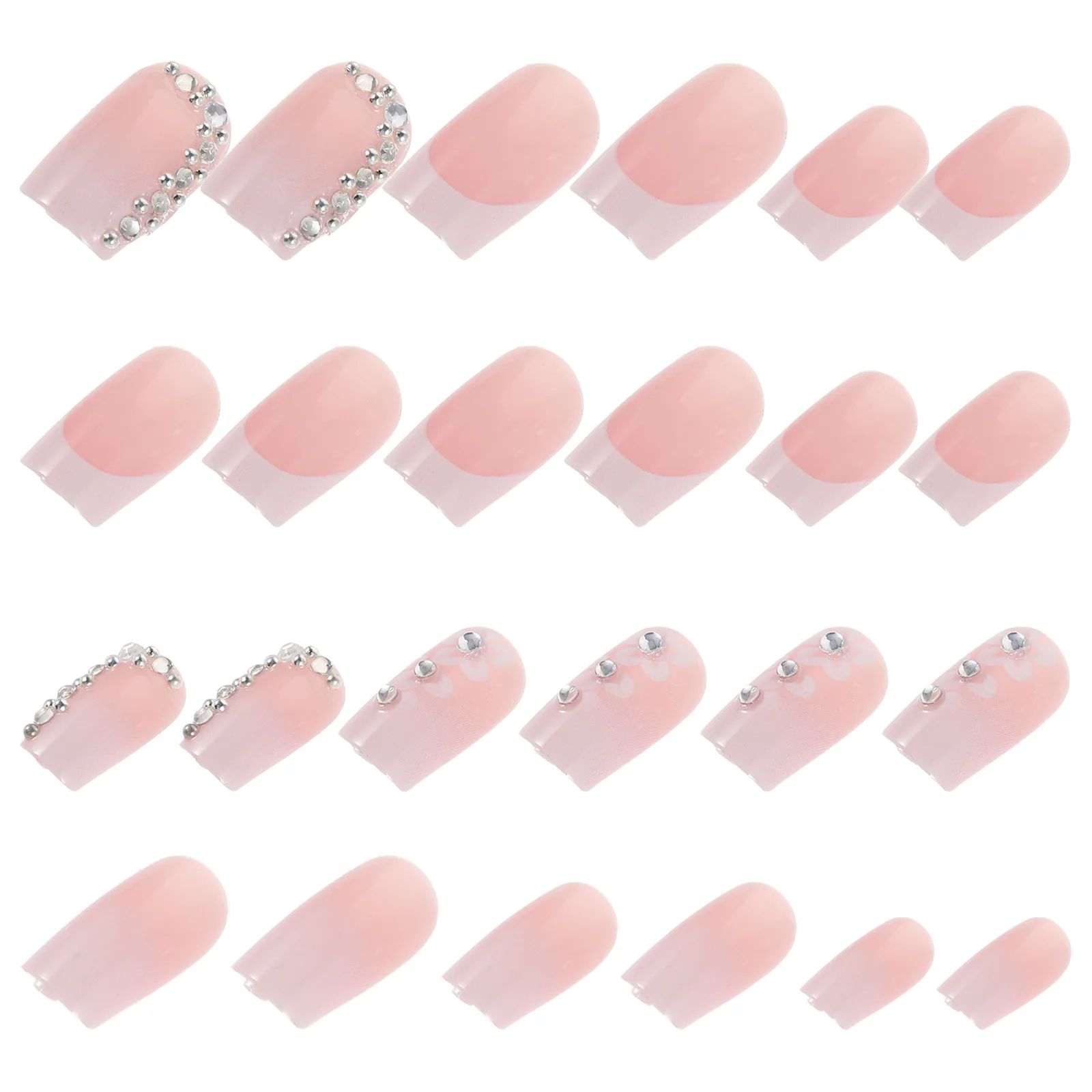 1 Box French Tip Short False Nails Press on Full Cover Artificial Manicure Nail Tips Wear Resistant Lightweight for Daily Wear
1 Box French Tip Short False Nails Press on Full Cover Artificial Manicure Nail Tips Wear Resistant Lightweight for Daily Wear