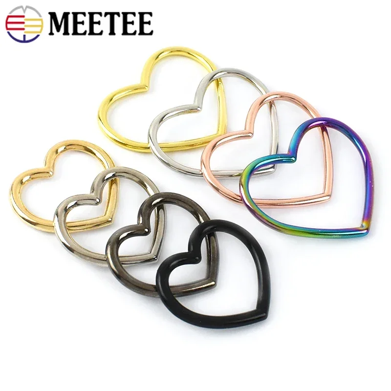 5/10Pcs Meetee Metal Heart O Ring Buckle Bag Strap Connect Hook Webbing Clasp Chain Adjust Loop Buckles Dog Collar Hanging Rings
5/10Pcs Meetee Metal Heart O Ring Buckle Bag Strap Connect Hook Webbing Clasp Chain Adjust Loop Buckles Dog Collar Hanging Rings