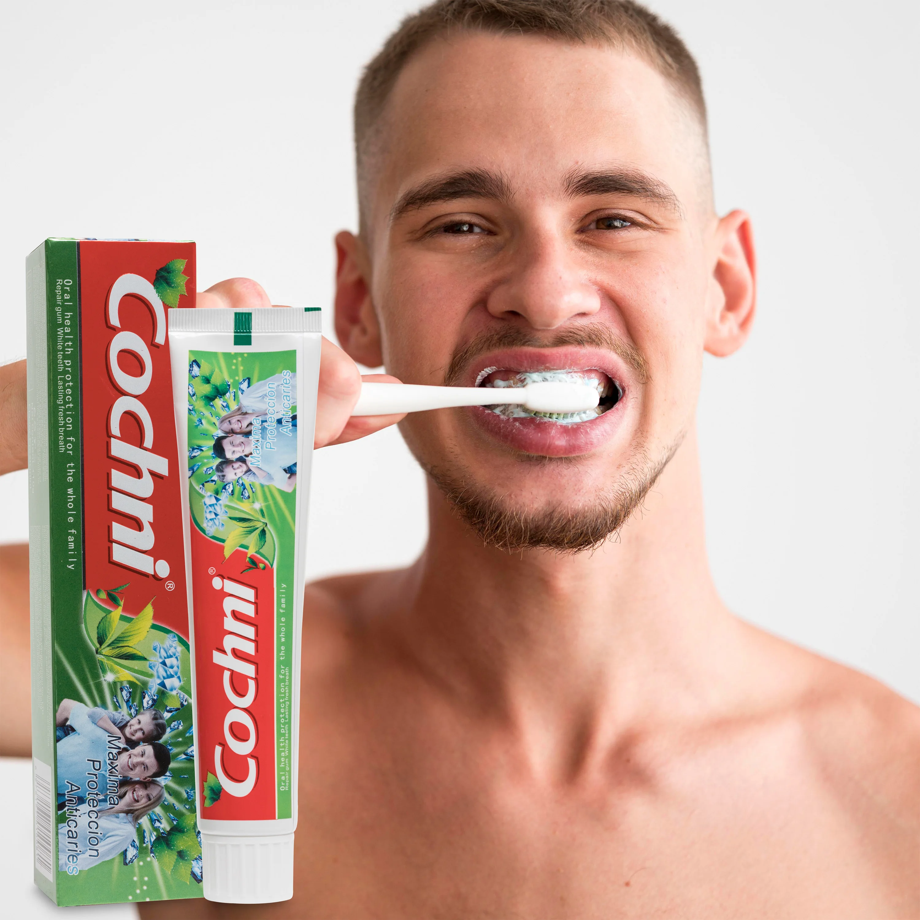 Natural mint fresh whitening toothpaste, paradontax paste gum repair,deep cleaning, suitable for home and travel toothpaste
Natural mint fresh whitening toothpaste, paradontax paste gum repair,deep cleaning, suitable for home and travel toothpaste