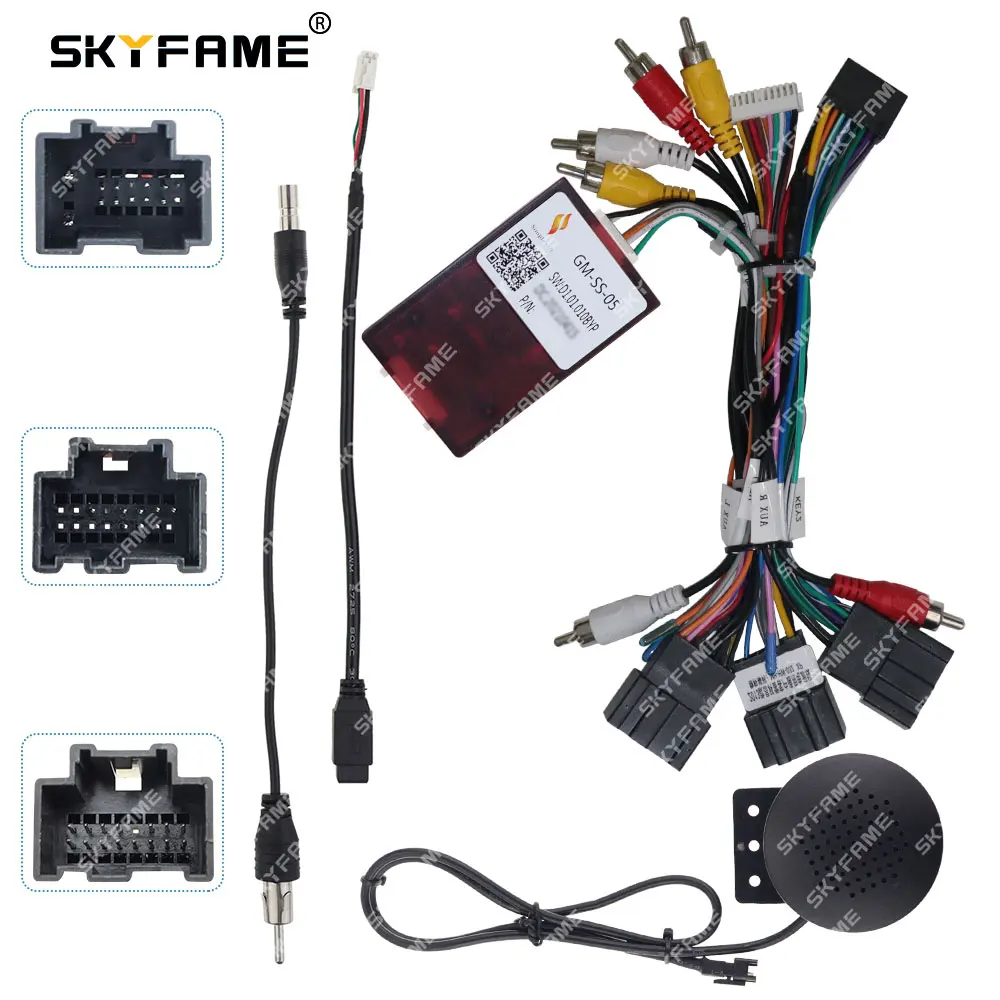 SKYFAME Car Wiring Harness Adapter Canbus Box For Chevrolet Enclave Silverado Suburban GMC Yukon Acadia Chevy Tahoe GM-SS-05
SKYFAME Car Wiring Harness Adapter Canbus Box For Chevrolet Enclave Silverado Suburban GMC Yukon Acadia Chevy Tahoe GM-SS-05