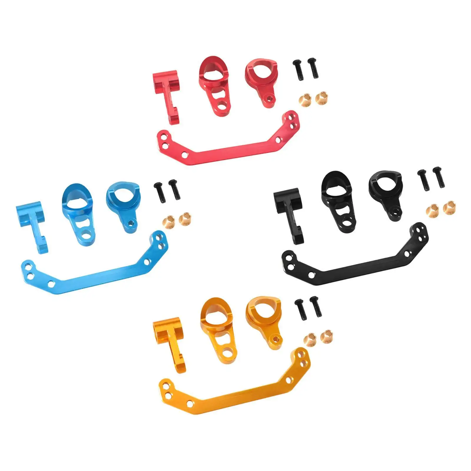 Aluminum Alloy Steering Assembly Metal Upgrade Easy to Install Spare Parts Remote Control Car Part for Ptg-2R 1/10 Scale RC Car
Aluminum Alloy Steering Assembly Metal Upgrade Easy to Install Spare Parts Remote Control Car Part for Ptg-2R 1/10 Scale RC Car