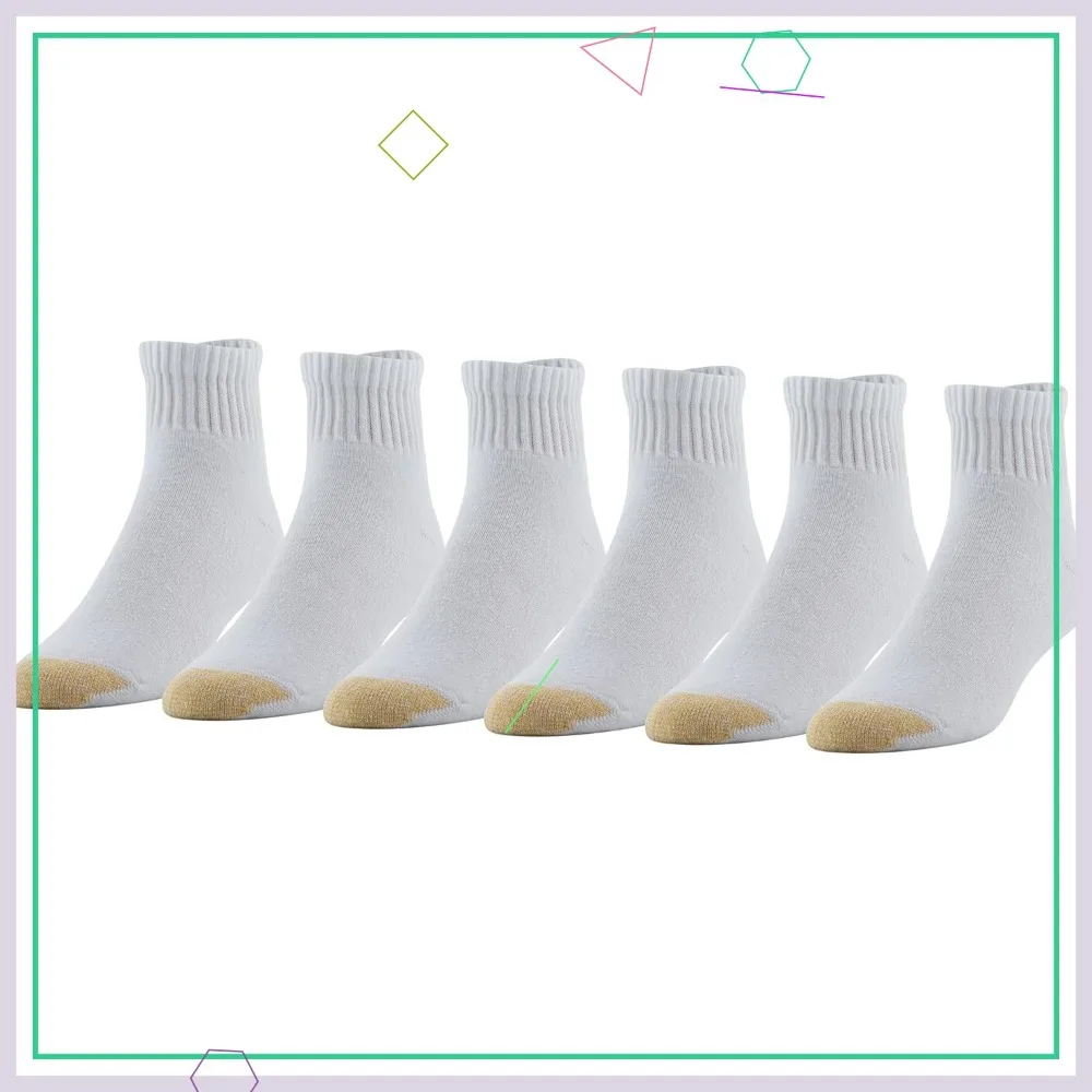 Men's 6-Pack Cotton Ankle Athletic Socks, Cushioned Breathable for Sports & Daily Wear
Men's 6-Pack Cotton Ankle Athletic Socks, Cushioned Breathable for Sports & Daily Wear