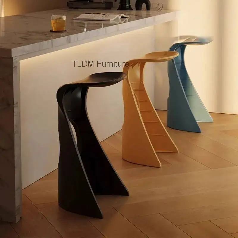 Nordic Bar Chair Modern Plastic Living Room Furniture Chairs Height Interior Accessories Bar Chair Creative Elegance Art Chairs
Nordic Bar Chair Modern Plastic Living Room Furniture Chairs Height Interior Accessories Bar Chair Creative Elegance Art Chairs