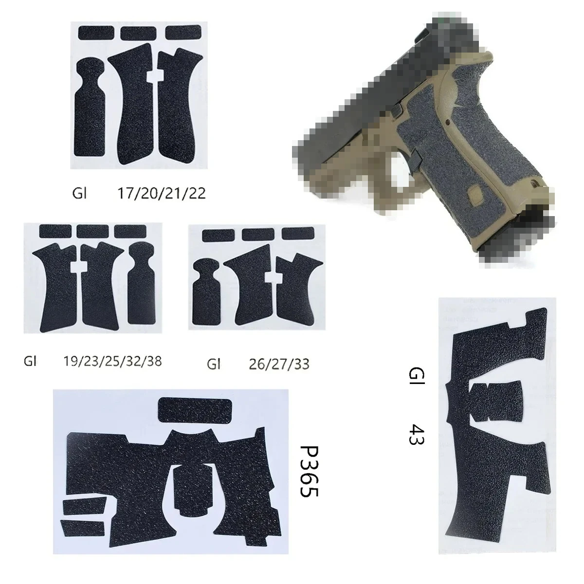 Tactical 9mm Holster Magazine Accessories Non-Slip Rubber Texture Grip Wrap Tape Glove For P365 Glk 17 19 20 25 26 27 33 43
Tactical 9mm Holster Magazine Accessories Non-Slip Rubber Texture Grip Wrap Tape Glove For P365 Glk 17 19 20 25 26 27 33 43